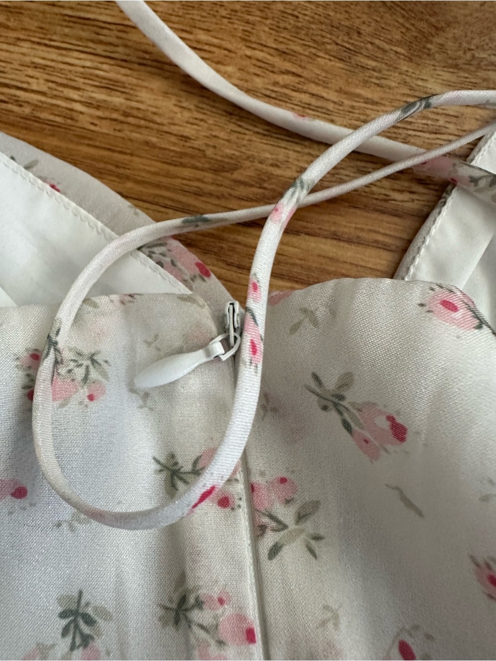 DREAM Sister Jane White Pink Floral Cami Maxi Dress M - Picture 15 of 16